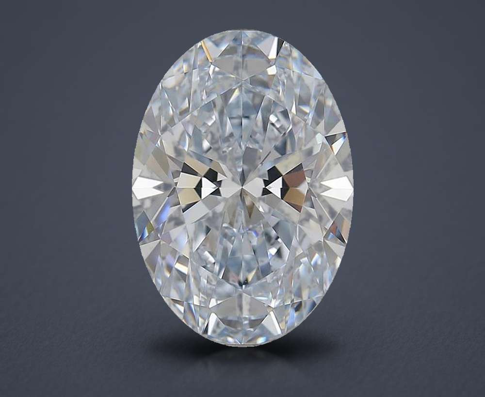 6.12 Carat Oval Lab Diamond