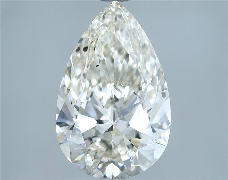 3.03ct I SI1 Rare Carat Ideal Cut Pear Diamond