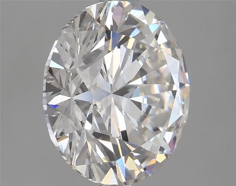 3.16ct E SI1 Rare Carat Ideal Cut Round Lab Grown Diamond