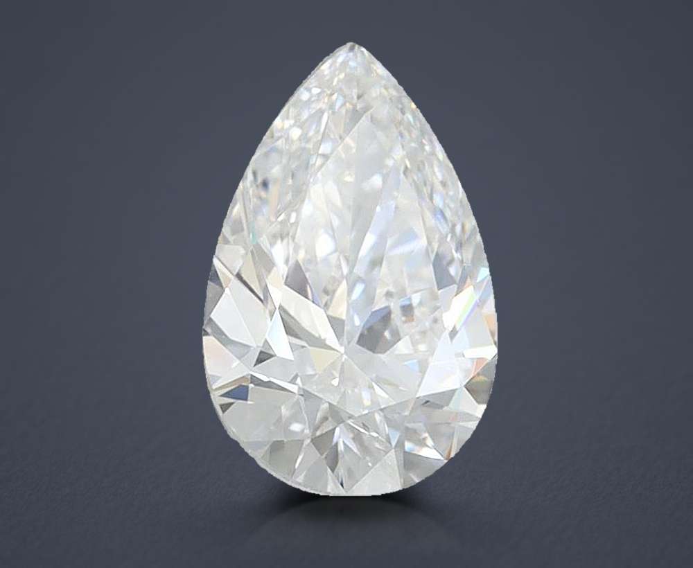 1.00 Carat Pear Lab Diamond