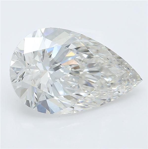 1.87ct H VS1 Rare Carat Ideal Cut Pear Lab Grown Diamond