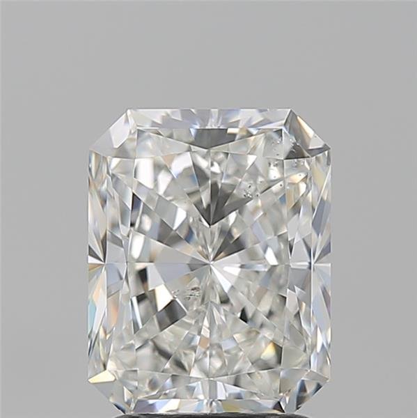 2.20ct H SI1 Rare Carat Ideal Cut Radiant Diamond