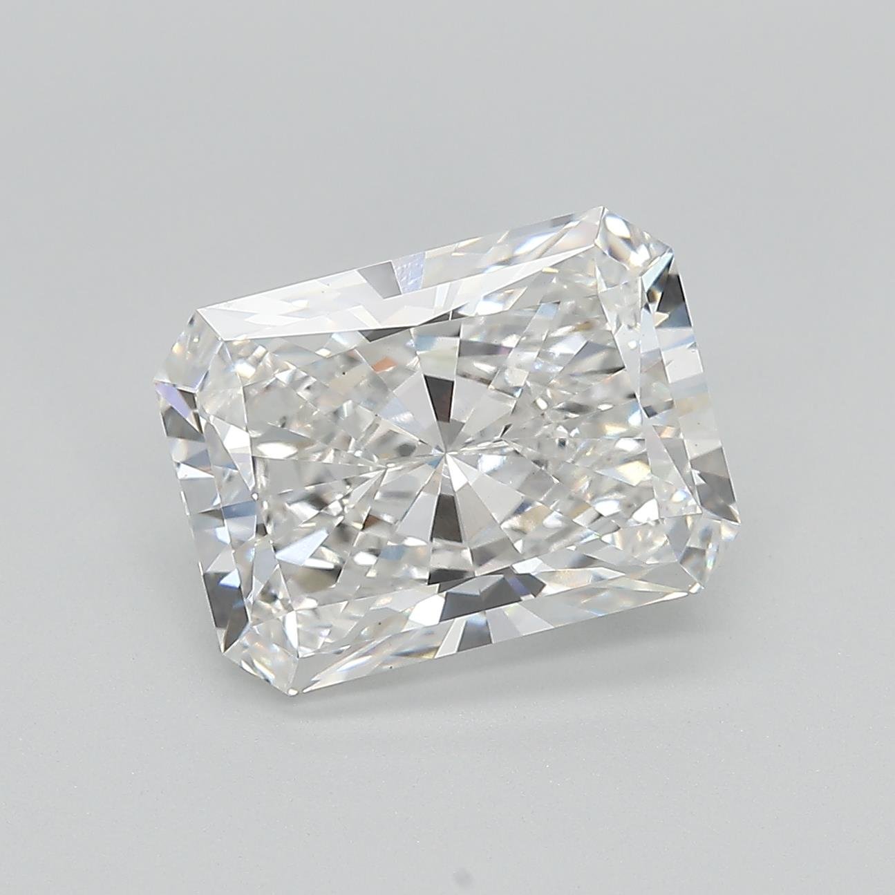 4.19ct F VS1 Rare Carat Ideal Cut Radiant Lab Grown Diamond