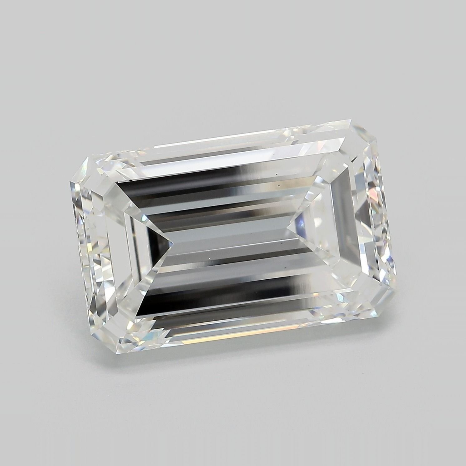 11.02ct F VS1 Excellent Cut Emerald Lab Grown Diamond