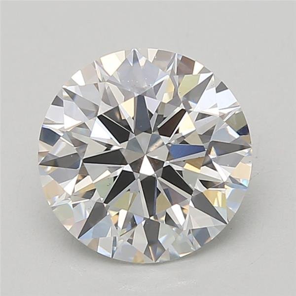 3.06ct E VS1 Rare Carat Ideal Cut Round Lab Grown Diamond
