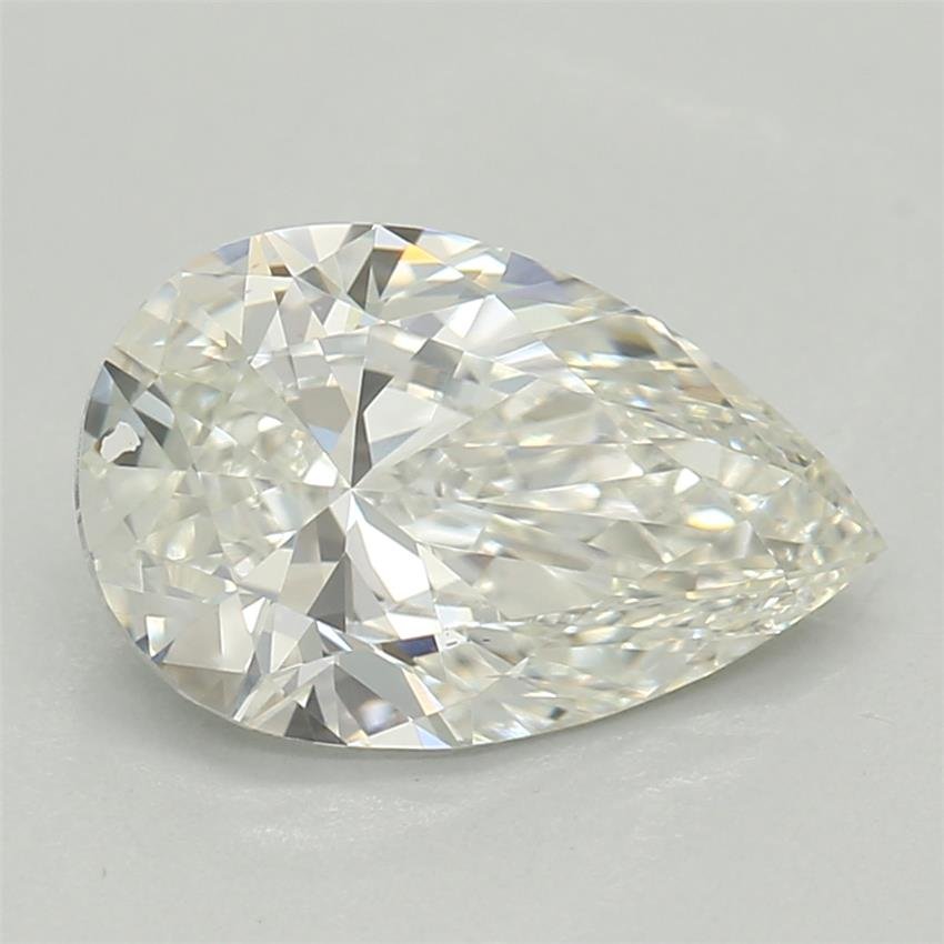 0.93ct F VS2 Rare Carat Ideal Cut Pear Lab Grown Diamond
