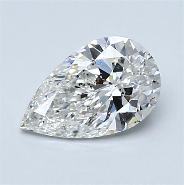 0.96ct F SI1 Rare Carat Ideal Cut Pear Diamond