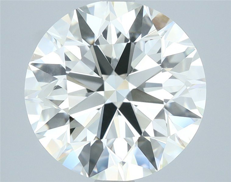 3.50ct J VS2 Rare Carat Ideal Cut Round Diamond