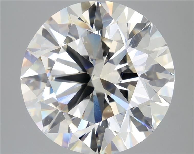 9.01ct K SI1 Rare Carat Ideal Cut Round Diamond