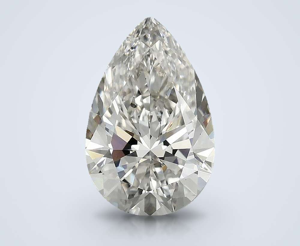 2.54 Carat Pear Lab Diamond