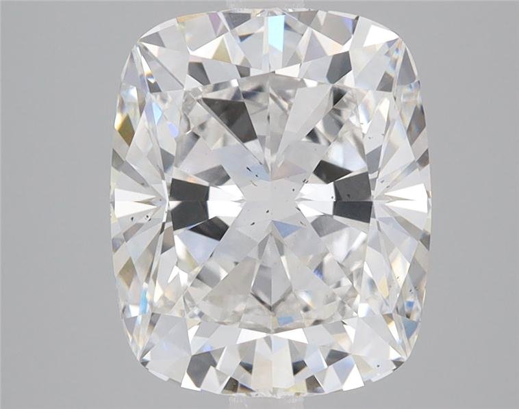 4.17ct F SI1 Rare Carat Ideal Cut Cushion Lab Grown Diamond