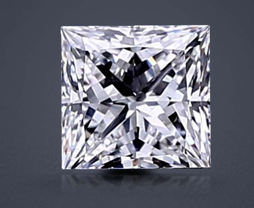 0.54 Carat Princess Lab Diamond