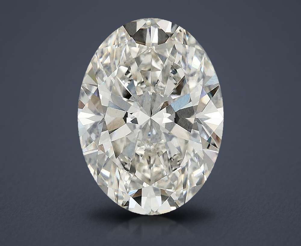 4.00 Carat Oval Lab Diamond