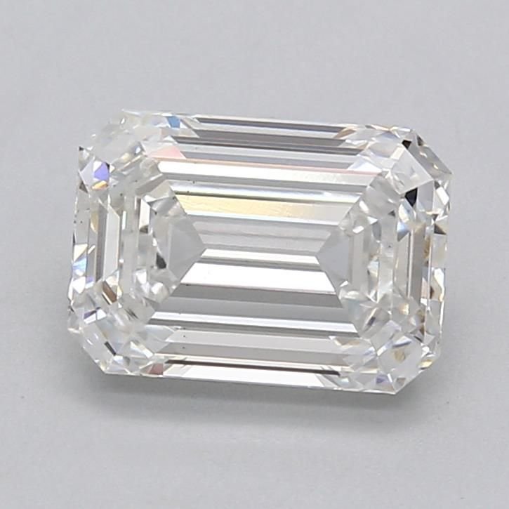 2.05ct E VS2 Rare Carat Ideal Cut Emerald Lab Grown Diamond