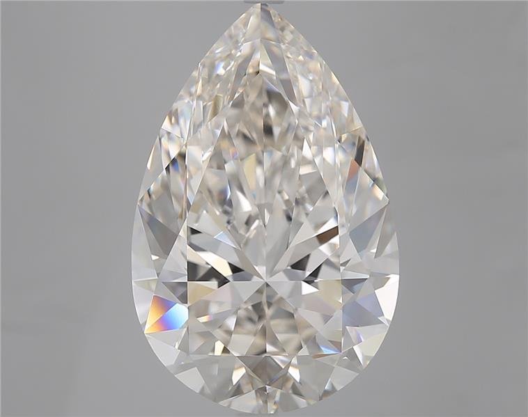 10.11ct I IF Rare Carat Ideal Cut Pear Diamond