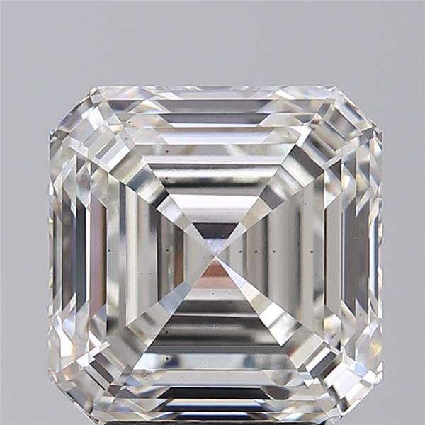 5.01ct H VS2 Rare Carat Ideal Cut Asscher Lab Grown Diamond