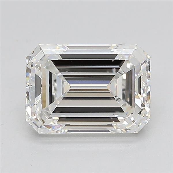1.74ct D VS2 Rare Carat Ideal Cut Emerald Lab Grown Diamond