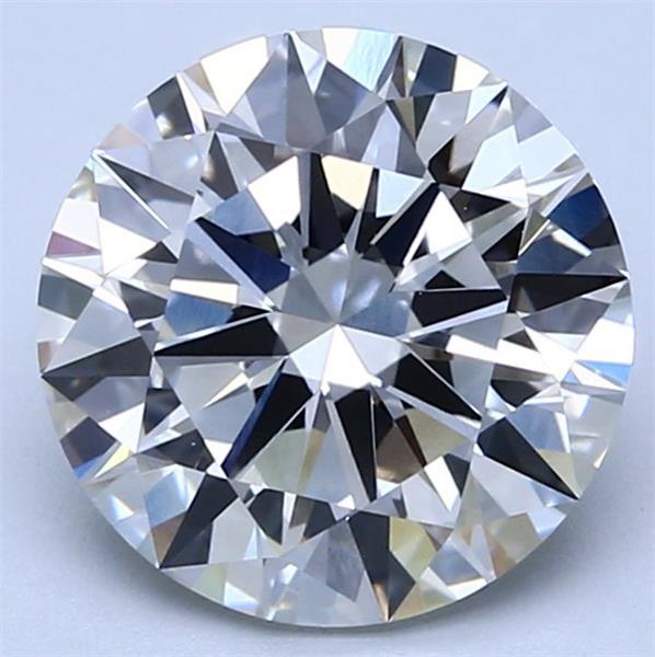 3.63ct H VVS2 Rare Carat Ideal Cut Round Lab Grown Diamond