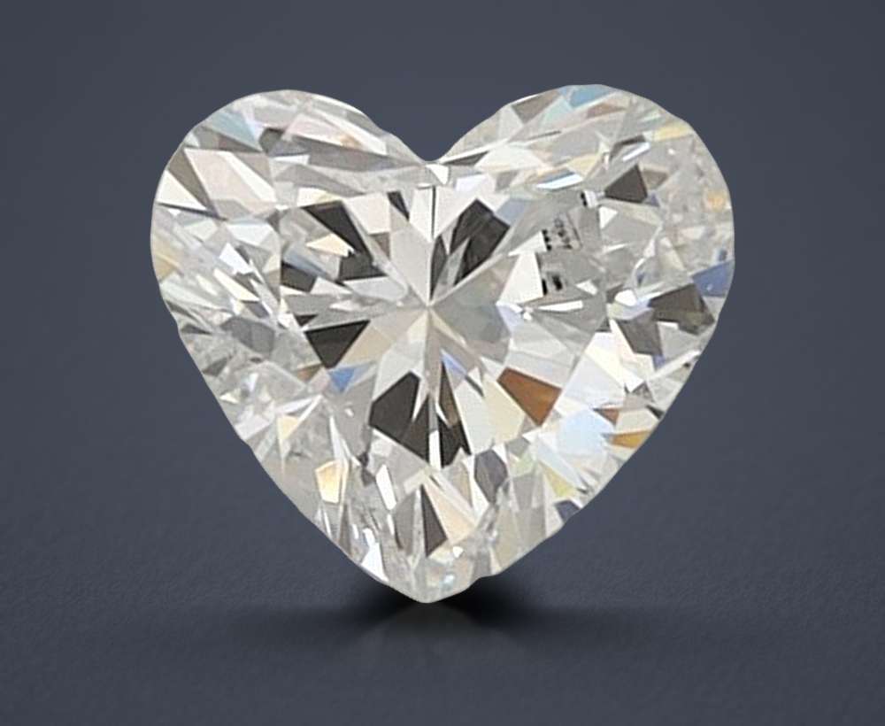 0.56 Carat Heart Lab Diamond
