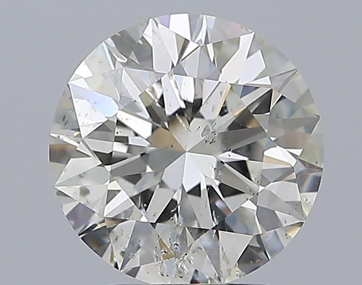 2.51ct G SI2 Rare Carat Ideal Cut Round Diamond