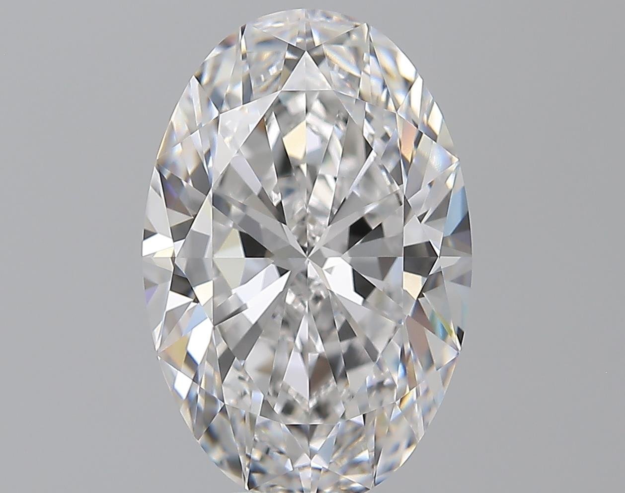 6.01ct D VVS2 Rare Carat Ideal Cut Oval Diamond