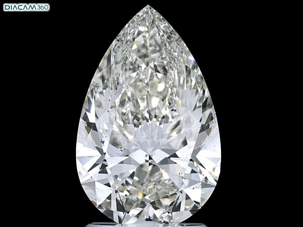 2.24ct K SI2 Rare Carat Ideal Cut Pear Diamond