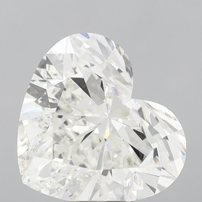 7.04ct G VVS2 Rare Carat Ideal Cut Heart Lab Grown Diamond