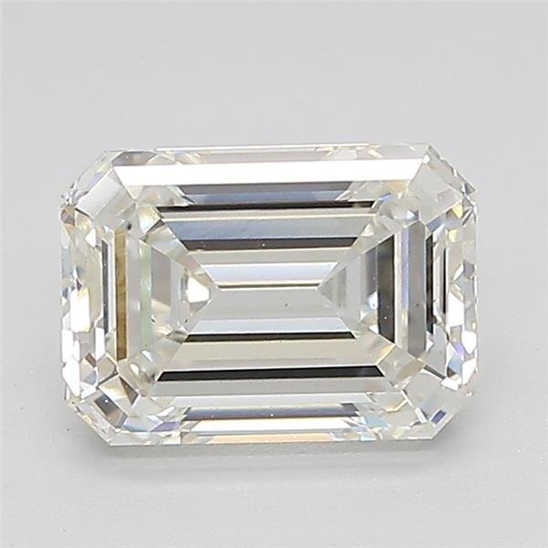 1.62ct H VS1 Rare Carat Ideal Cut Emerald Lab Grown Diamond