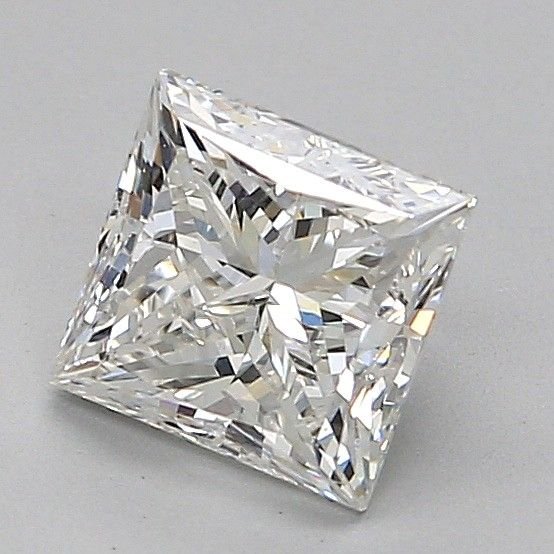 1.30ct H SI1 Rare Carat Ideal Cut Princess Diamond