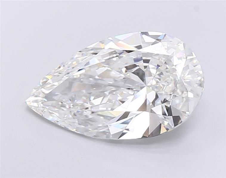 11.03ct F VVS2 Rare Carat Ideal Cut Pear Lab Grown Diamond