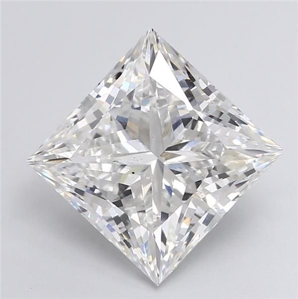 9.12ct F VS2 Rare Carat Ideal Cut Princess Lab Grown Diamond