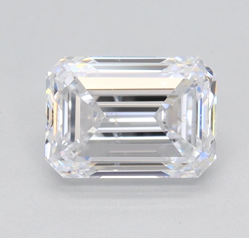 1.00ct D SI1 Excellent Cut Emerald Lab Grown Diamond