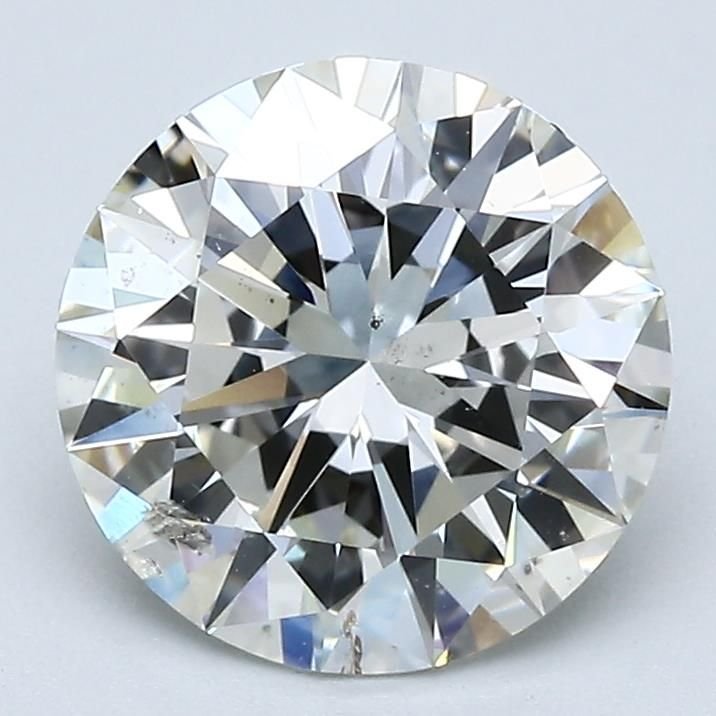 2.37ct I SI2 Rare Carat Ideal Cut Round Diamond