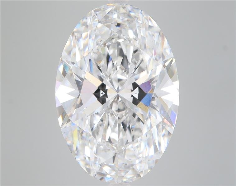 11.29ct F VS2 Rare Carat Ideal Cut Oval Lab Grown Diamond