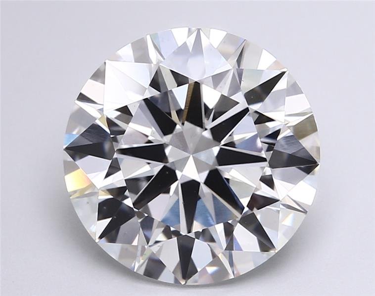 6.51ct F VS2 Rare Carat Ideal Cut Round Lab Grown Diamond