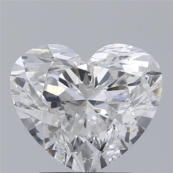 2.02ct D SI2 Rare Carat Ideal Cut Heart Diamond