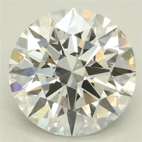 3.05ct D VS1 Rare Carat Ideal Cut Round Lab Grown Diamond