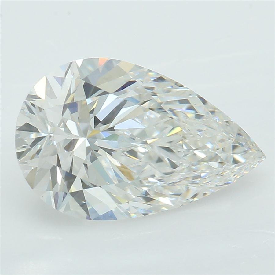 1.66ct F VVS2 Rare Carat Ideal Cut Pear Lab Grown Diamond
