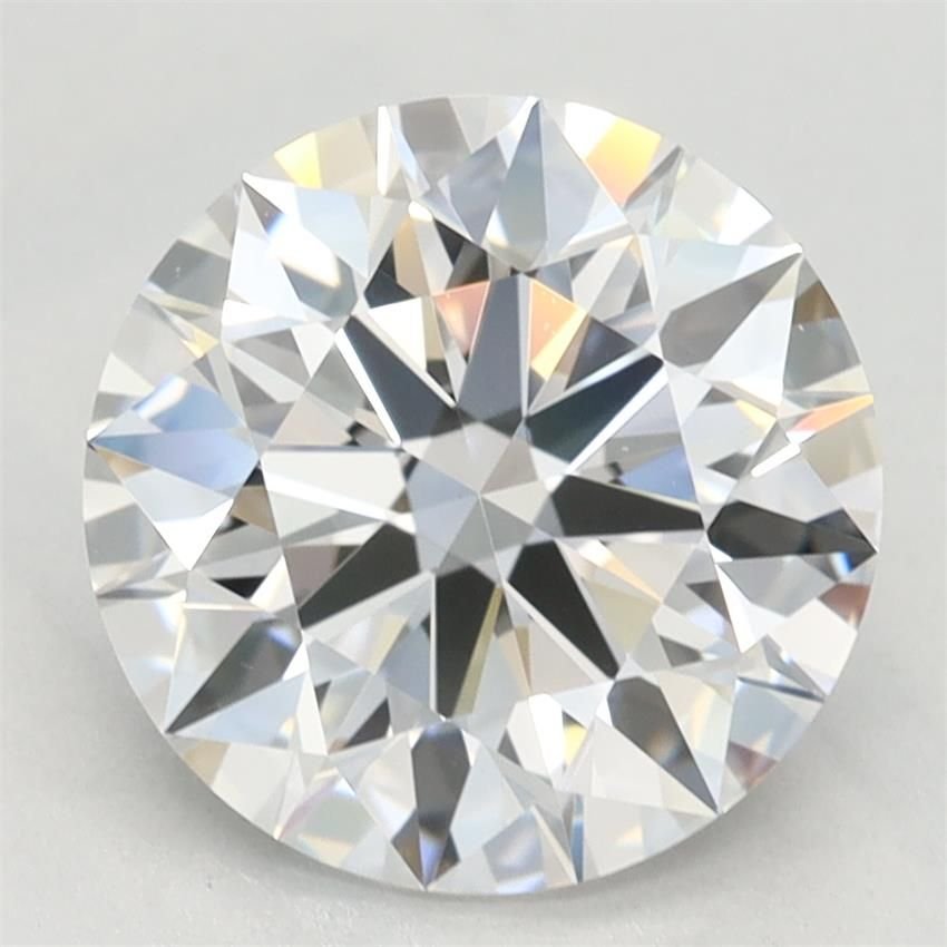 2.47ct D VVS1 Rare Carat Ideal Cut Round Lab Grown Diamond