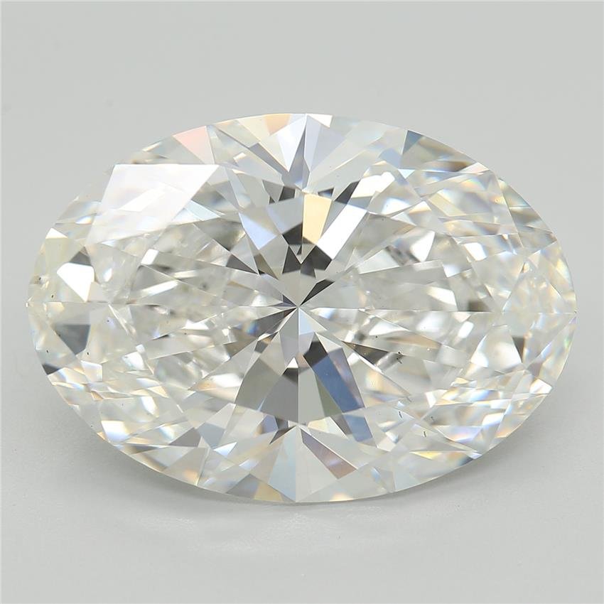 6.63ct F VS1 Rare Carat Ideal Cut Oval Lab Grown Diamond