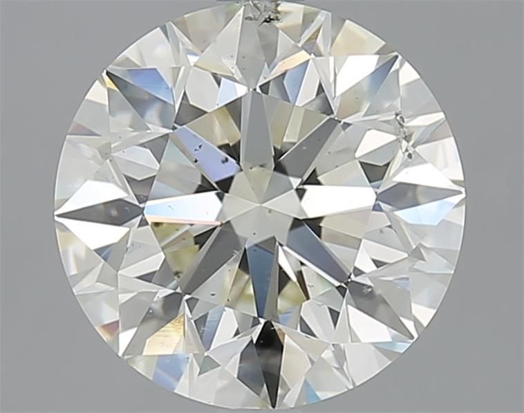 3.70ct J SI1 Excellent Cut Round Diamond