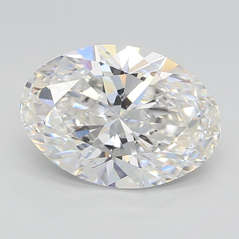 3.10ct E VS1 Rare Carat Ideal Cut Oval Lab Grown Diamond