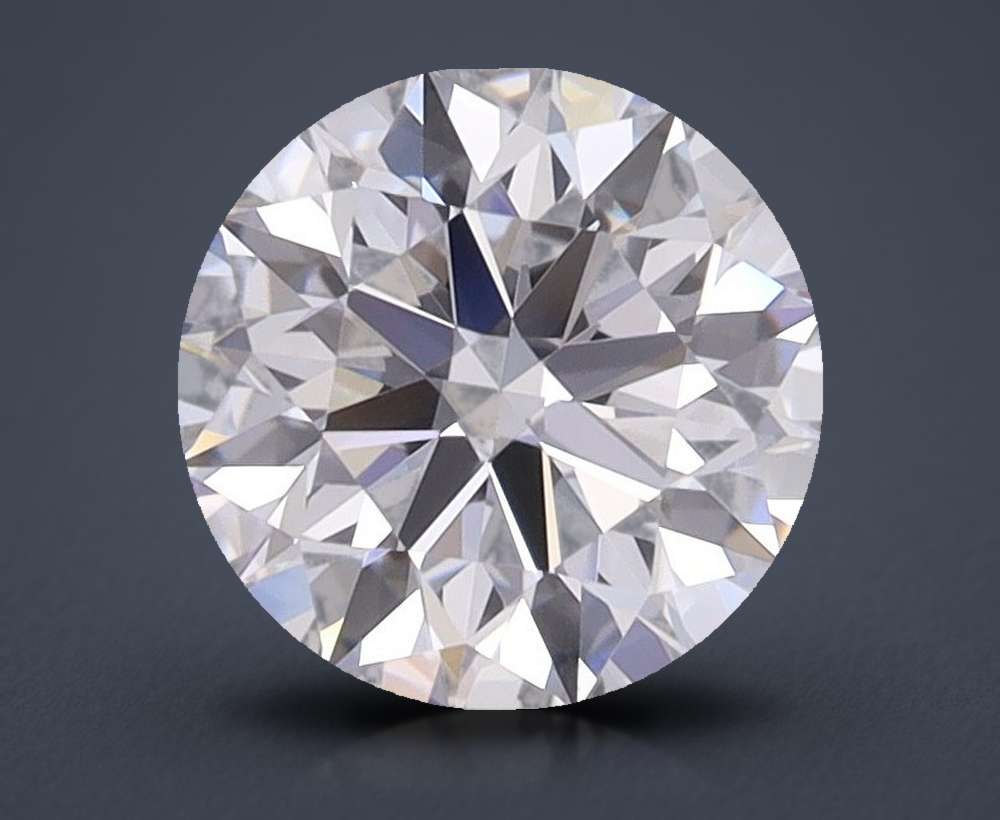 0.74 Carat Round Lab Diamond