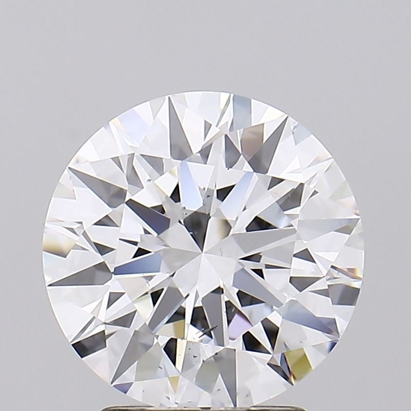 2.86ct D SI1 Rare Carat Ideal Cut Round Lab Grown Diamond