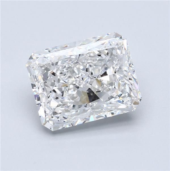 6.01ct D SI1 Very Good Cut Radiant Diamond