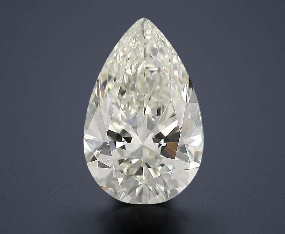 3.08 Carat Pear Natural Diamond
