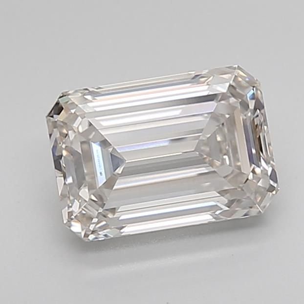 2.08ct H VVS2 Excellent Cut Emerald Lab Grown Diamond