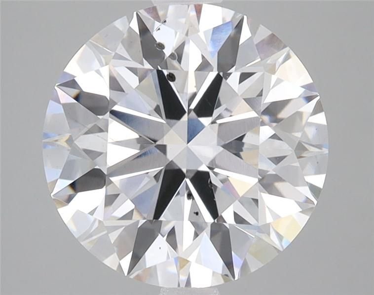 3.72ct F SI1 Rare Carat Ideal Cut Round Lab Grown Diamond