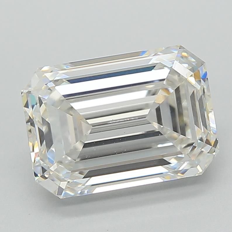 4.00ct G VS1 Rare Carat Ideal Cut Emerald Lab Grown Diamond