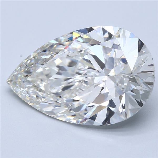 9.57ct H VVS2 Rare Carat Ideal Cut Pear Lab Grown Diamond